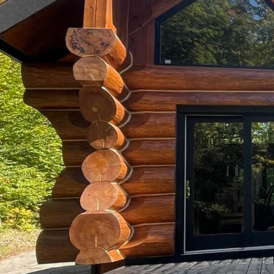 Protection et entretien de maison en bois rond PROBOIS™
